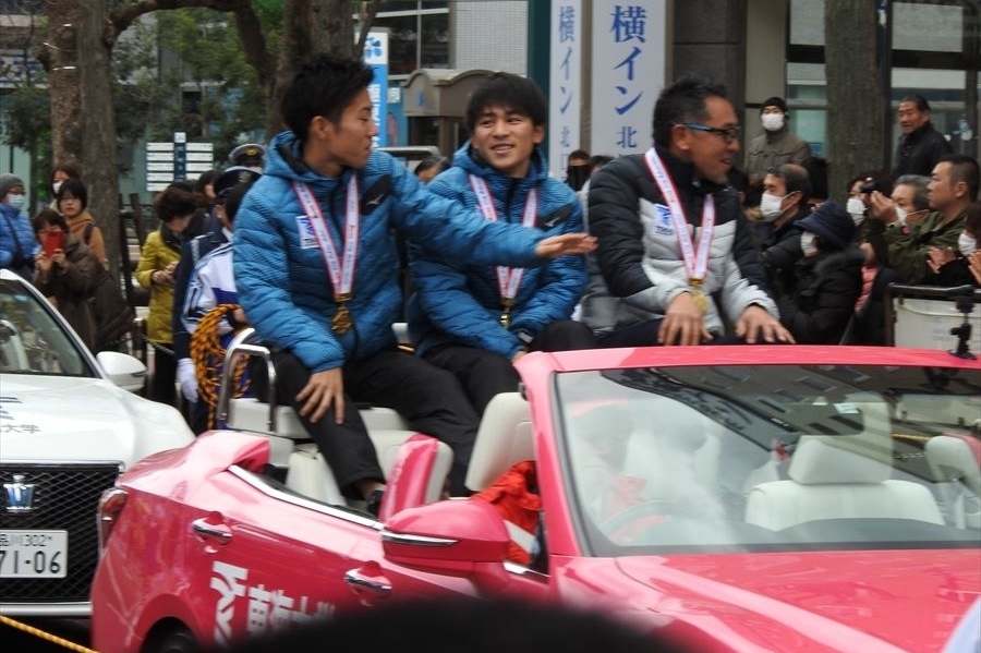 東海大学 箱根駅伝総合優勝パレード (10)