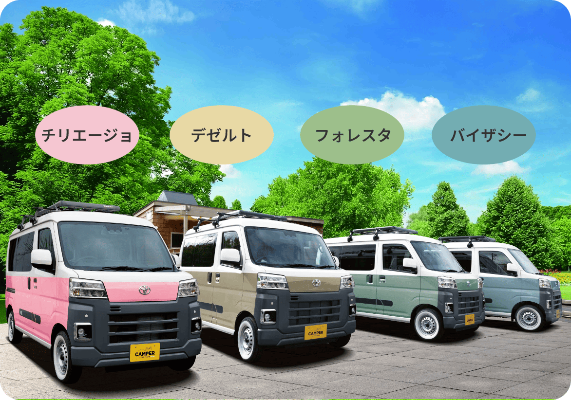 キャンパーアルトピアーノ ミニの車体