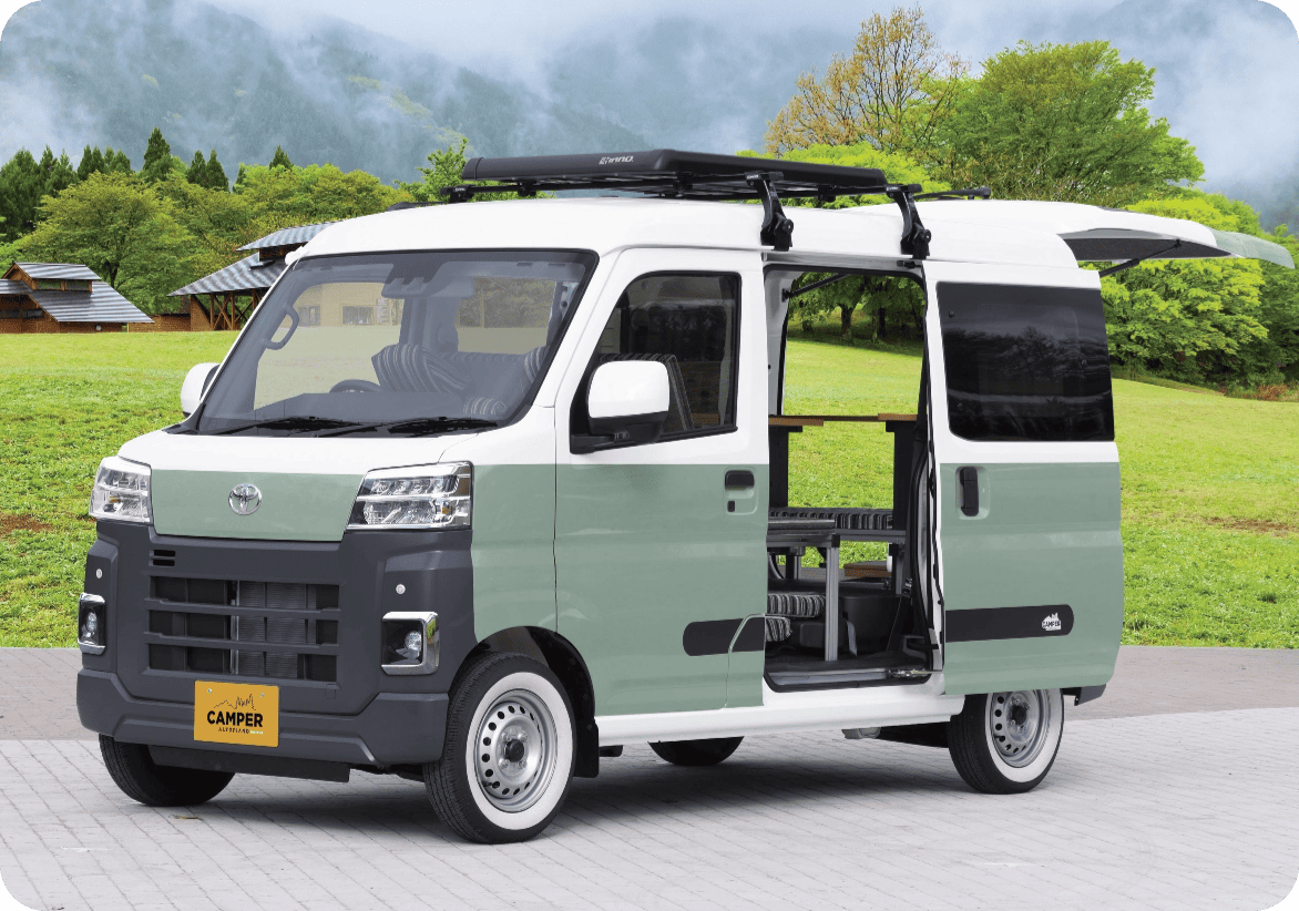 キャンパーアルトピアーノ ミニの車体