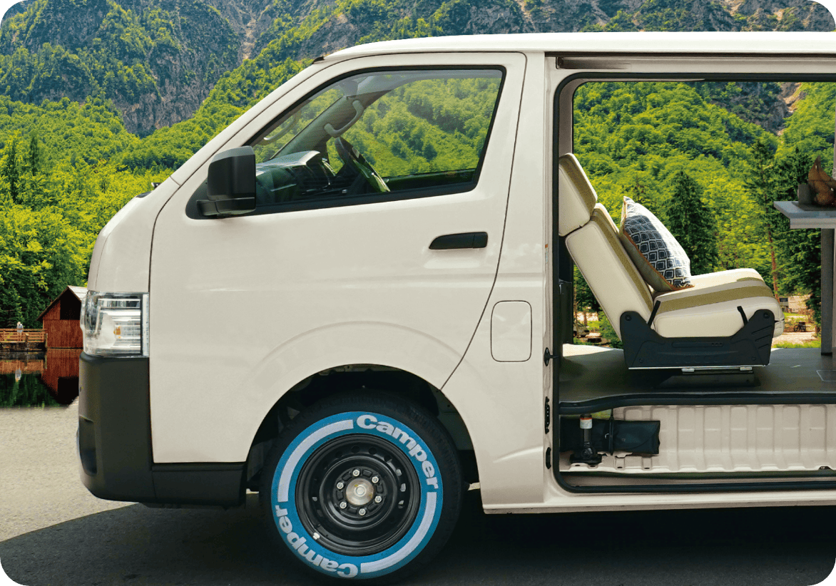 ハイエース キャンパーアルトピアーノの車体