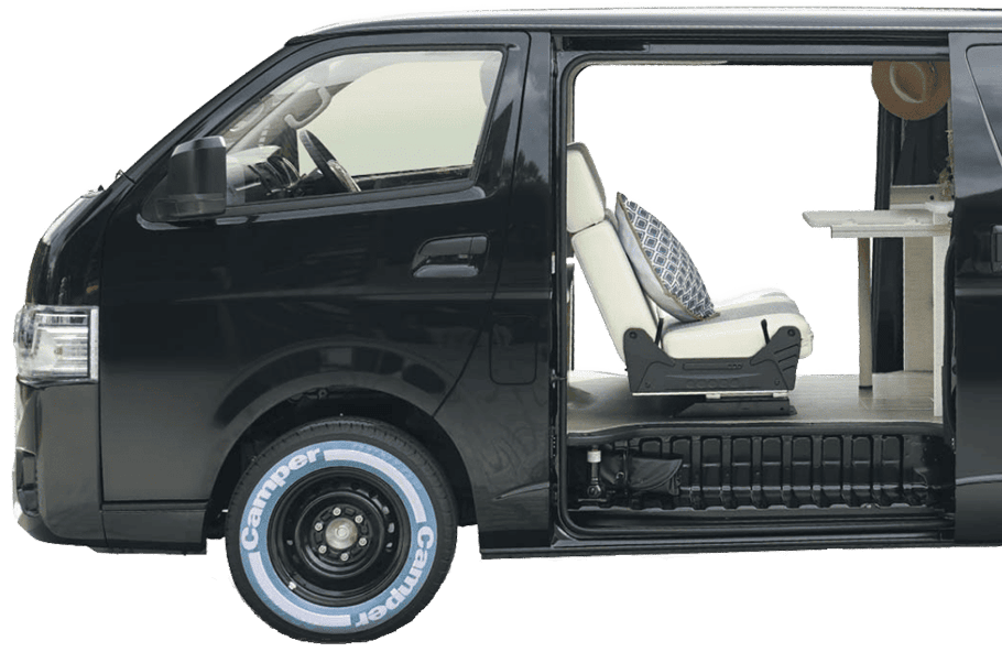 ハイエース キャンパーアルトピアーノの車体