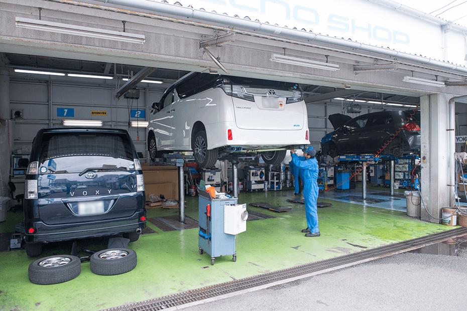 マイネッツ金沢 整備工場