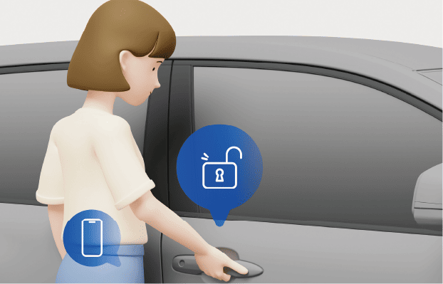 マイカー始動ロックとデジタルキー