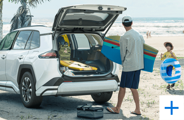 新型RAV4 Zのラゲージスペース