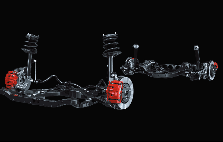 専用チューニングサスペンション